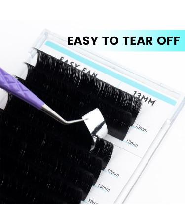 Easy Fan Volume Lashes | 0.03/0.05/0.07mm CC/D Curl Eyelash Extensions | 13mm Black Fanning Supplies - Buy Online on GoSupps.com