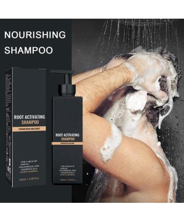 Root-activating shampoo thickening shampoo for hair loss promotes regrowth formula - Buy Online on GoSupps.com