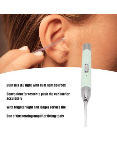 LED Ear Checking Penlight with Dual Light Sources, 4 Tips, and Magnifying Lens for Ear Wax Removal - Light Green - Buy Online on GoSupps.com
