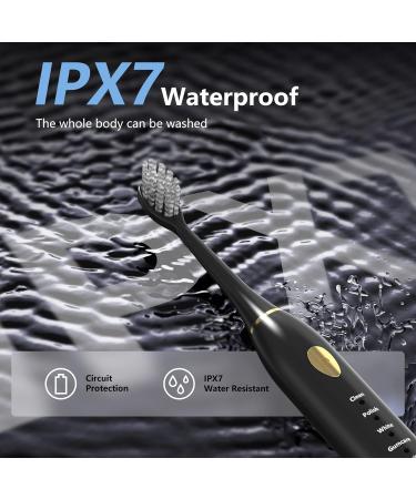 Moroluru Dual Handle Electric Toothbrush - Whitening, 35,000 VPM, 5 Modes, Smart Timers, 16 Dupont Heads, 2 Travel Cases, IPX7 Waterproof - Buy Online on GoSupps.com