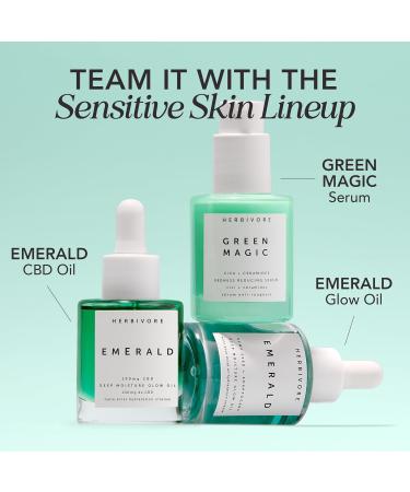 HERBIVORE Green Magic Cica + Ceramides Serum | Fast-Acting Redness Reducer for Sensitive Skin | Vegan & Cruelty-Free 30mL - Buy Online on GoSupps.com