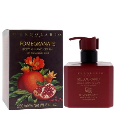 L'Erbolario Pomegranate Body & Hand Cream - Unisex 8.4 oz | Hydrating Moisturizer for Soft Skin - Buy Online on GoSupps.com