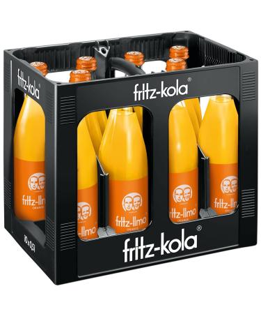 Fritz Fritz FRITZ-LIMO 500ml Bottles with Screw Top Orange (Pack of 10)