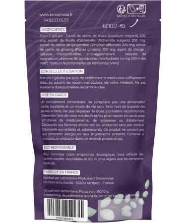 Harmofem Female Hormone Wellness | Maca Ladybird & Vitamin B6 | Natural Support During Menopause and Women's Cycles | 120 Capsules 2 Month Cure - Buy Online on GoSupps.com