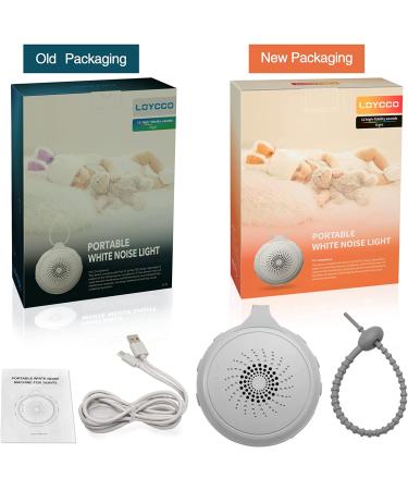 White Noise Machine for Adults & Babies | Loycco Portable Sound Machine with 12 Soothing Sounds, Night Light, Timer & Lanyard - Buy Online on GoSupps.com