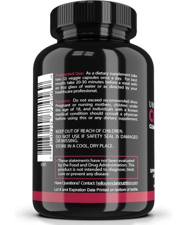 D-Mannose Capsules with Cranberry Pills - Urinary Tract Health & Bladder Control Support for Men & Women - Liver & Kidney Cleanse Detox - 1000mg with Hibiscus & Dandelion - Buy Online on GoSupps.com