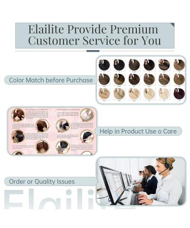 Elailite 30cm Tape Extensions - Real Remy Hair 20 Pieces #4/27 Medium Brown & Dark Blonde Smooth Adhesive - International Shipping Available - Buy Online on GoSupps.com