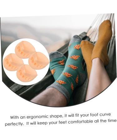 FOMIYES High Heels Forefoot Pad Glue Nozzle Tips - Breathable Heel Pads for Girls | 2 Pairs - Comfort & Support - 9x8.5x0.5cm - Buy Online on GoSupps.com