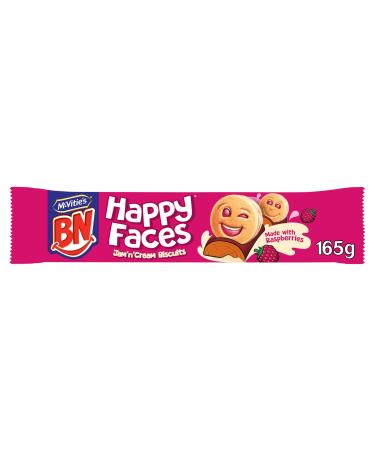 McVitie's BN Happy Faces Jam 'n' Cream Biscuits 165g