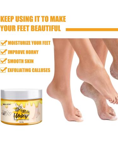 Foot Repair Moisturizer Honey Milk Wax Foot Cream Cracked Heel Repair Cream Deep Moisturizer with Natural Plant Essence Red - Buy Online on GoSupps.com