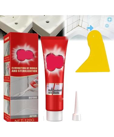 Mold Remover Gel Mold and Mildew Remover Bathroom Cleaner Silicone & Tile Stain Cleaner Gel Deep Clean Household Kitchen (1 Pcs)