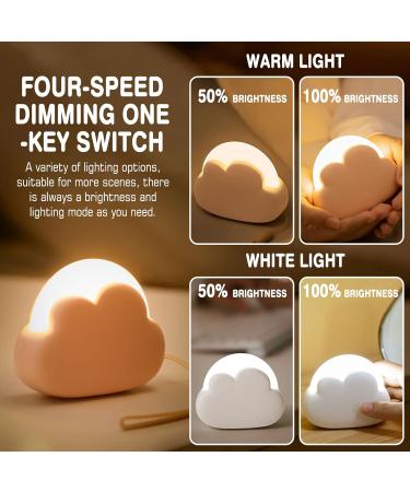 Buy Aicharynic LED Night Light - Dimmable Baby Room Lamp with USB Charging | Perfect Gift for Women & Girls - Buy Online on GoSupps.com