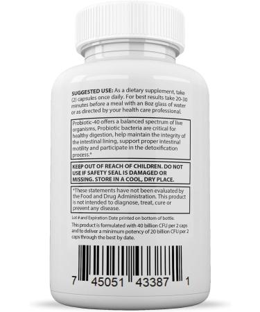 Justified Laboratories (3 Pack) Fungus Clear Max Pills 40 Billion CFU Probiotic 180 Capsules 60 Count (Pack of 3) - Buy Online on GoSupps.com