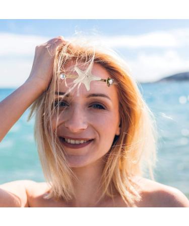 Mussel Pearl Headband | Beach & Mermaid Hair Accessories - Elastic Shell Hair Band - Buy Online on GoSupps.com