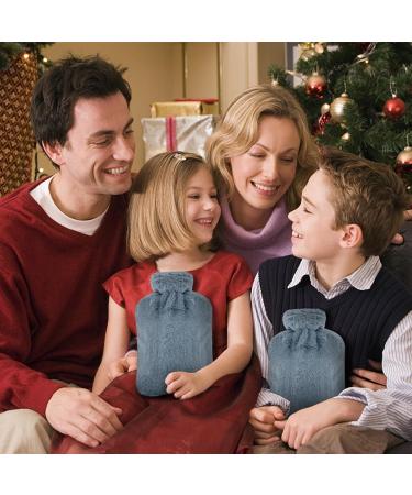 Hot Water Bottle with Cover 2L Hot Water Bag Extra Large with PVC Leak-Proof Hot Water Bag and Soft Fluffy Cover for Hand Feet Waist Warmer Menstrual Cramps Hot or Cold Compress - Buy Online on GoSupps.com
