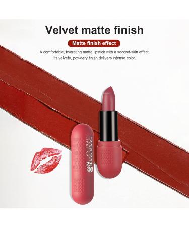 KODEQ Matte Lipstick Set for Women - Long Lasting Smooth Creamy Finish - Fashion Makeup Gift - Buy Online on GoSupps.com