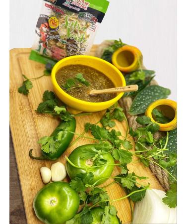 Real Mexican Salsa Verde/Green Salsa/Salsa Vert By Chiles Machos - Buy Online on GoSupps.com