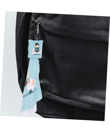 4pcs Keychain Glasses Cleaner Wipes - Lens Cleaning Cloths for Eyeglasses & Electronics | Assorted Colors - Buy Online on GoSupps.com