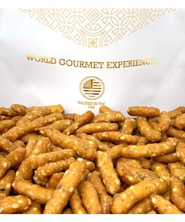 SweetGourmet Honey Roasted Sesame Sticks | Healthy Snack | 2 Pounds Original 2 Pound (Pack of 1) - Buy Online on GoSupps.com