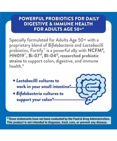 Natureâ€™s Way Fortify Extra Strength Probiotic 50 Billion - 30 Capsules with 11 Strains & Prebiotic - Buy Online on GoSupps.com
