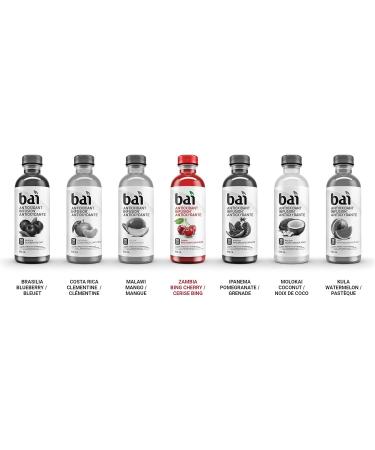 Bai Antioxidant Infusion Flavoured Water Beverage Zambia Bing Cherry 530 mL 12-Count 12-Zambia Bing Cherry - Buy Online on GoSupps.com