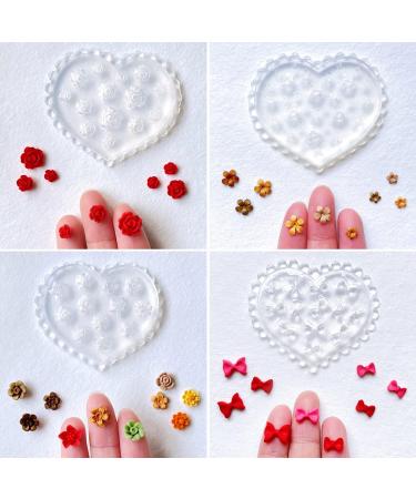 KEOKER Flower Polymer Clay Molds - 12 Pcs Rose and Leaves for Jewelry Making & Earrings Decoration - Buy Online on GoSupps.com