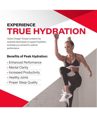 Kaged Muscle Hydra-Charge Amped Electrolyte Powder Packet - Watermelon (Caffeinated) 20 Servings - Buy Online on GoSupps.com