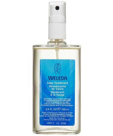 Weleda Sage Deodorant Spray 3.4 oz - Pack of 2 - Buy Online on GoSupps.com