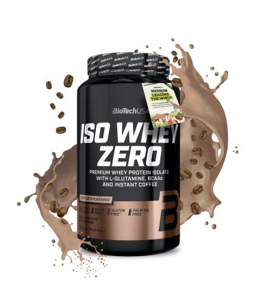 BioTechUSA BioTechUSA Iso Whey Zero | Premium Whey Protein Isolate | Grass-Fed | Enzyme-Free | Sugar- and Gluten-free 908g Coffee Latte