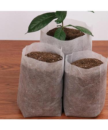 Saterkali 100Pcs Planting Bag High Performance Easy to Use Degradable Nursery Bag for Planting 18cm x 20cm 4X-Large - Buy Online on GoSupps.com