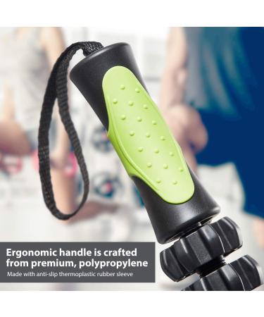 Sportneer Muscle Roller Massage Stick for Athletes - Deep Tissue Body Massager for Sore Muscle Pain Relief - Calf & Leg Massager for Recovery & Cramping - Soothing Black Stick - Buy Online on GoSupps.com