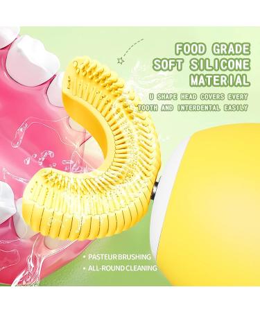 RexCodar Kids Electric Toothbrush | U-Shaped Ultrasonic Automatic Toothbrush | 5 Smart Modes | Cartoon Duck Design | Ages 6-12 - Buy Online on GoSupps.com