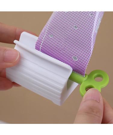 YOXIER Cosmetics Press Squeezing Dispenser 4pcs Automatic Toothpaste Squeezer Tube Cosmetics Press Face Cleanser Dispenser Toothpaste Tube Squeezer Green - Buy Online on GoSupps.com