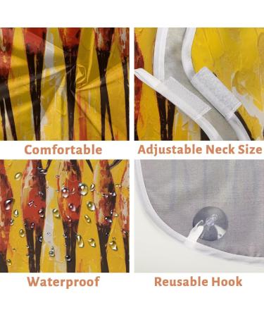 African Women Beard Bib Apron - Best Beard Hair Catcher for Men | Father's Day & Christmas Gifts for Dad | Durable Beard Bib with Suction Cups - Buy Online on GoSupps.com