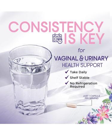 Probiotics for Women's Digestive Health - 50 Billion CFU - 5 Feminine Health Vag Strains Prebiotic for Vaginal PH Balance Urinary UT Health Womens Probiotic Shelf Stable Bottled in USA Capsules - Buy Online on GoSupps.com