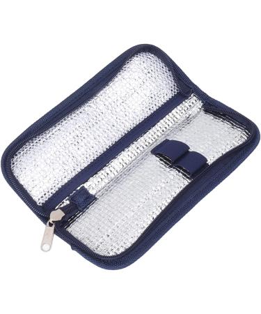 Portable Insulin Cooler Bag | Insulin Carrying Case with Zipper for Diabetes | Easy Stitched Layer Design | Safe Keeping for Outdoor Use (Type 2) - Buy Online on GoSupps.com