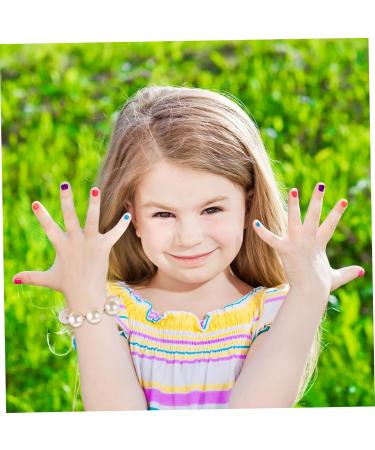 ibasenice 2 Sets Necklace Set Kids Girl Toys Girls Necklaces Necklace for Girls Necklace for Kids Girls Bracelet Toy for Girls Pearl Bracelets Pearl Choker White Acrylic Jewelry Child - Buy Online on GoSupps.com