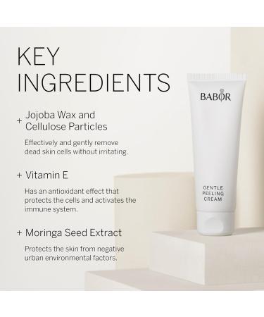 Babor Gentle Peeling Cream - Vegan Facial Exfoliator for All Skin Types | Mild Peeling & Care Prep | 50ml - Buy Online on GoSupps.com