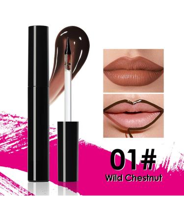 Lip Lacquer Peel Off Makeup Peel Off Lip Liner 6 Pack Smudge Resistant Fade Resistant Lip Stain for Women Girls Girlfriend Family Friends - Buy Online on GoSupps.com