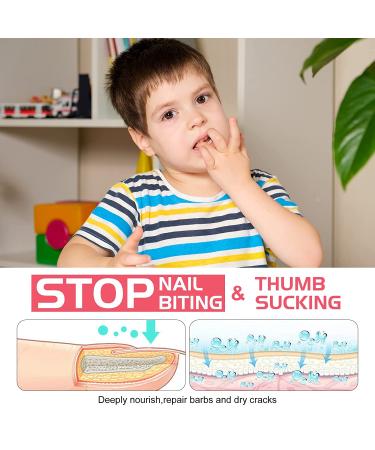Stop Thumb Sucking & Nail Biting - Child-Friendly Nail Polish Treatment | Bitter Taste | Safe & Effective | Easy Application - 15ML - Buy Online on GoSupps.com
