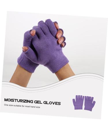 minkissy 1 Pair Gel Moisturizing Gloves Hand Moisturising Gloves Moisturizing Gel Gloves Womens Mittens Cotton Fingerless Moisturizing Gloves Silk Man Moisturizing Socks Dipping Purple Spa - Buy Online on GoSupps.com