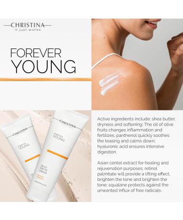 Buy CHRISTINA Forever Young Silky Matte Cream 250ml - Ideal for All Skin Types | International Shipping Available - Buy Online on GoSupps.com