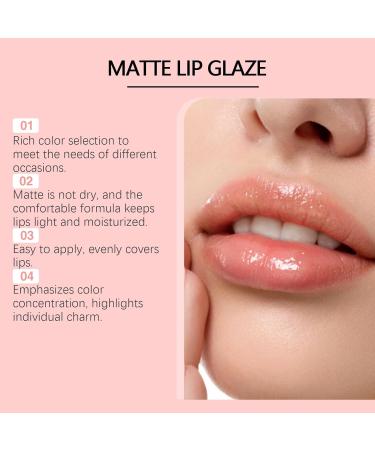 Brillant L vres Mat Rouge L vres Confortable Longue Dur e Couleur L g re et Non Collante for Un Maquillage Lumineux et Confiant(Nude Pink 1pcs) Nude Pink 1pcs - Buy Online on GoSupps.com