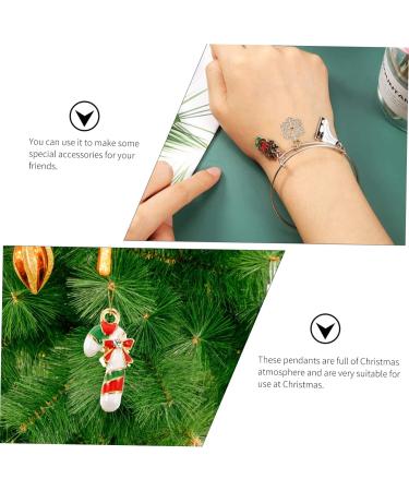 COHEALI 69 Pcs Christmas Ornaments Accessories Bangle Keychain Present Ornaments Xmas Pendant Charm 3.3X1.7CMx3pcs Assorted Colorx3pcs - Buy Online on GoSupps.com