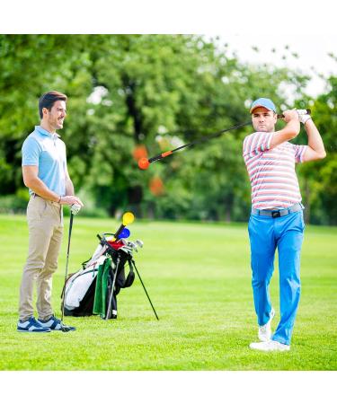 GOOGO Golf Flex Swing Trainer Aid 48/40 - Golf Training Equipment with Arm Band & Alignment Sticks for Men Women Beginners - Orange - Buy Online on GoSupps.com