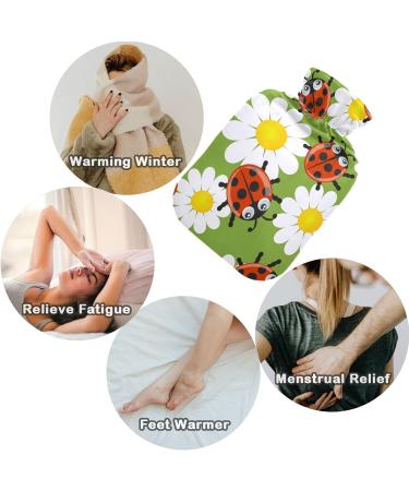 Buy Naanle Cartoon Daisy Mary Beetle Transparent Hot Water Bottle 2L - Ideal for Menstrual Cramps Heat Therapy & Pain Relief | International Shipping Available - Buy Online on GoSupps.com