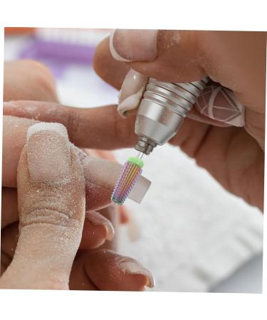 POPETPOP Drills Nail Art Supplies Tools Nail Drill Bits Manicure Supplies Drill Bits for Nails Nail Bits Safety Bits for Nail Drill Cuticle Pusher Tool Women's Tungsten Steel Set Acrylic 4.4x1.2cm As Shown - Buy Online on GoSupps.com