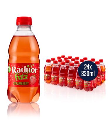 Radnor Fizz Strawberry No Added Sugar Juice Drink 24x330ml - Buy Online on GoSupps.com