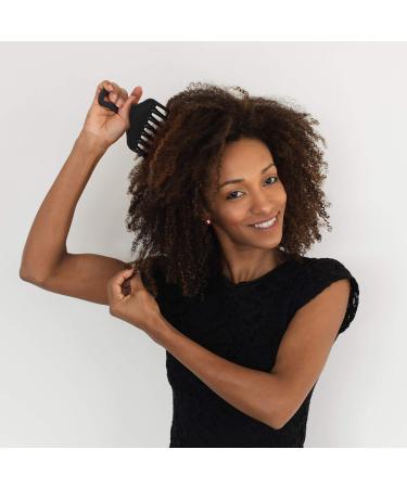 2pc Afro Comb Set - Large & Small Plastic Hair Pick for Detangling, Braid, and Styling - for Women & Men - Buy Online on GoSupps.com
