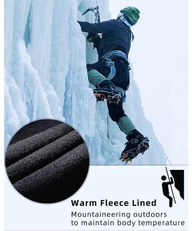 BenBoy Women's Waterproof Windproof Fleece Cargo Pants - Black Medium - Buy Online on GoSupps.com